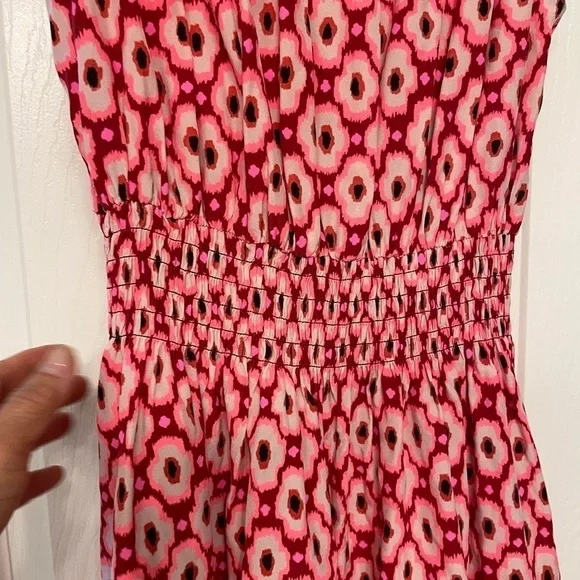 New with tag - Kate spade silk posy ikat elasticated dress - Picture 6 of 9